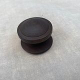 Brutalist Carved Wood Floor Lamp