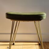 Tabouret vintage pied eiffel