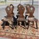 Lot 6 chaises brutalisées campagne montagne