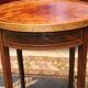 Healed mahogany sofa with Louis XVI-style décor