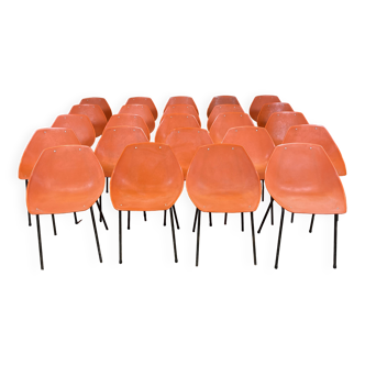 Lot de 24 chaises Guariche orange