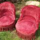 sofa/seating lounge set and 4 toad chairs
