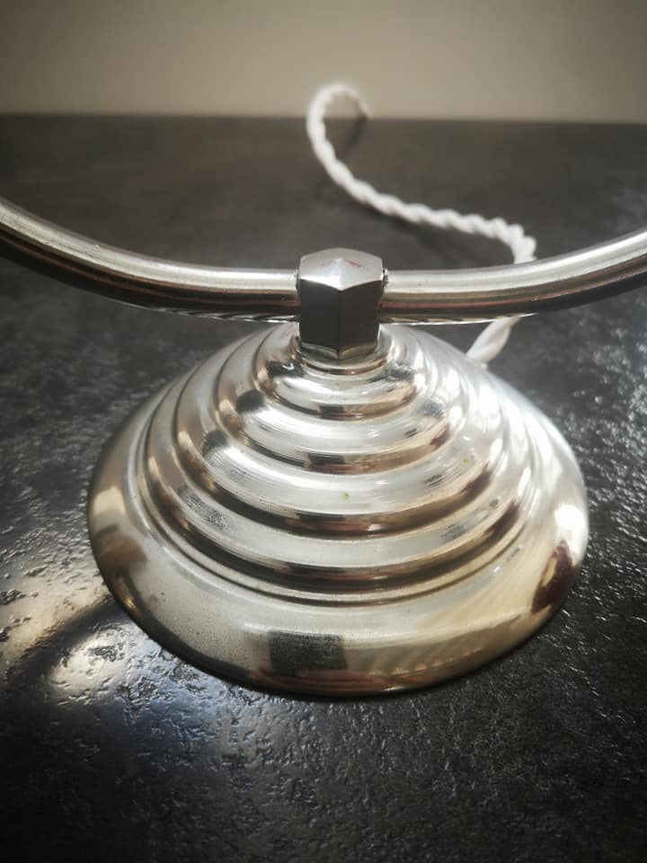 Table lamp globes opaline period art deco 1930