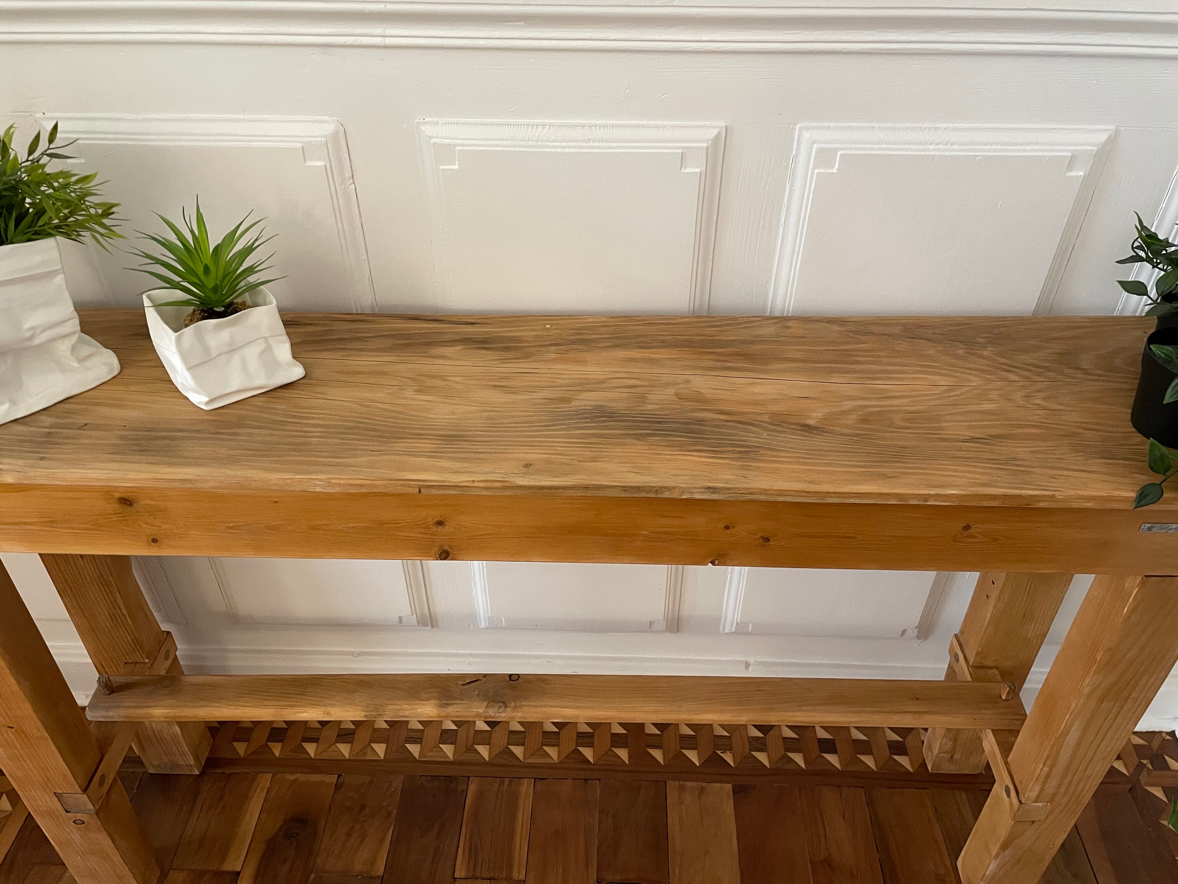 Wooden console