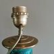 Malachite vintage decoration lamp foot
