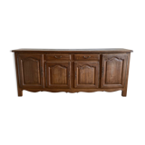 Low buffet in solid chene 4 doors