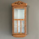 Restored art deco wooden showcase