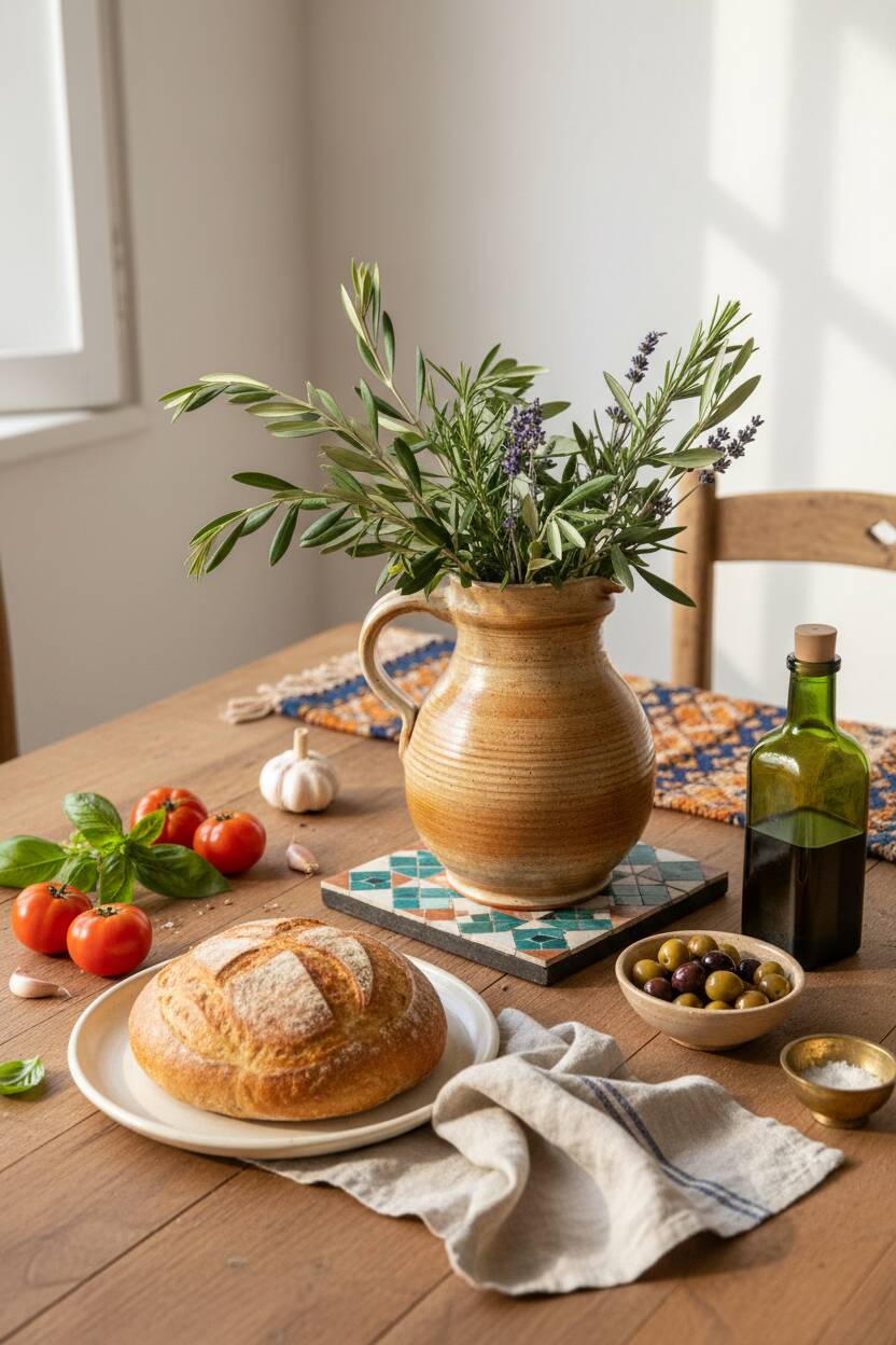 Artisanal Stoneware Jug from the Marsh