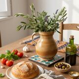 Artisanal Stoneware Jug from the Marsh