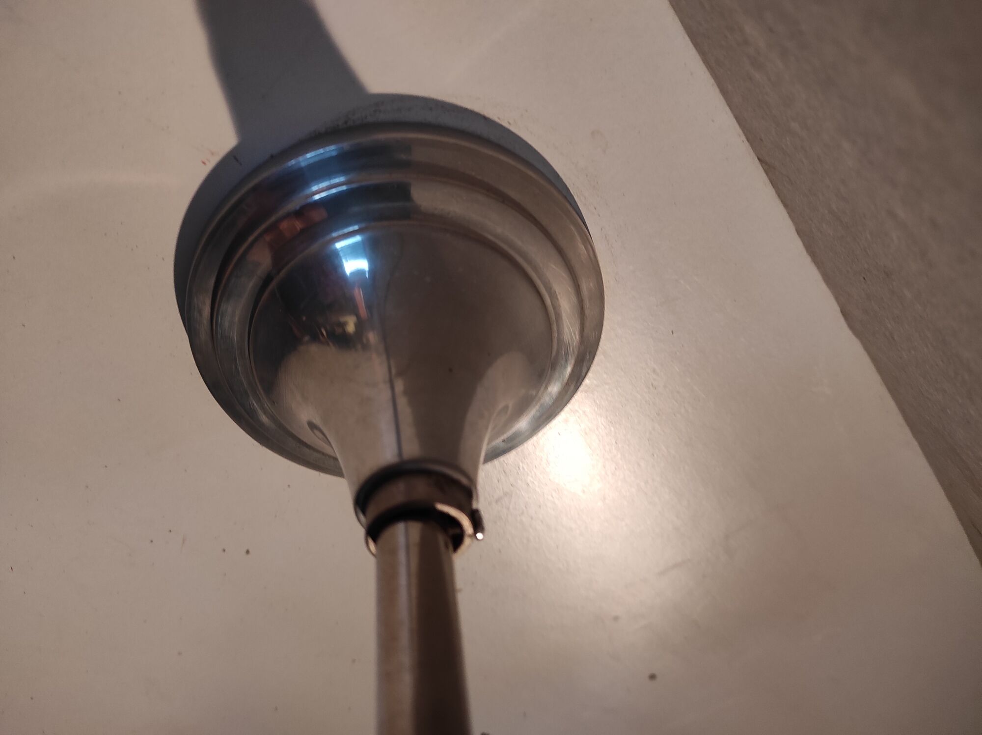 Art deco ball opaline white type brewery lamp