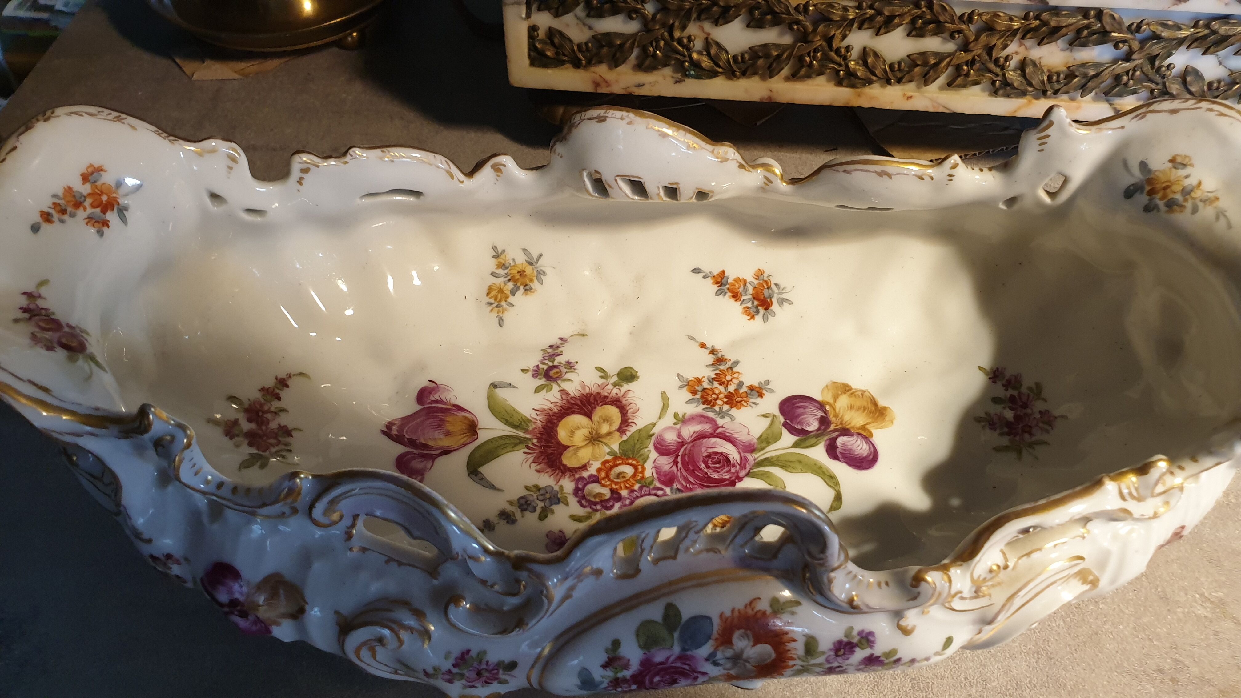 Porcelain planter XIXth