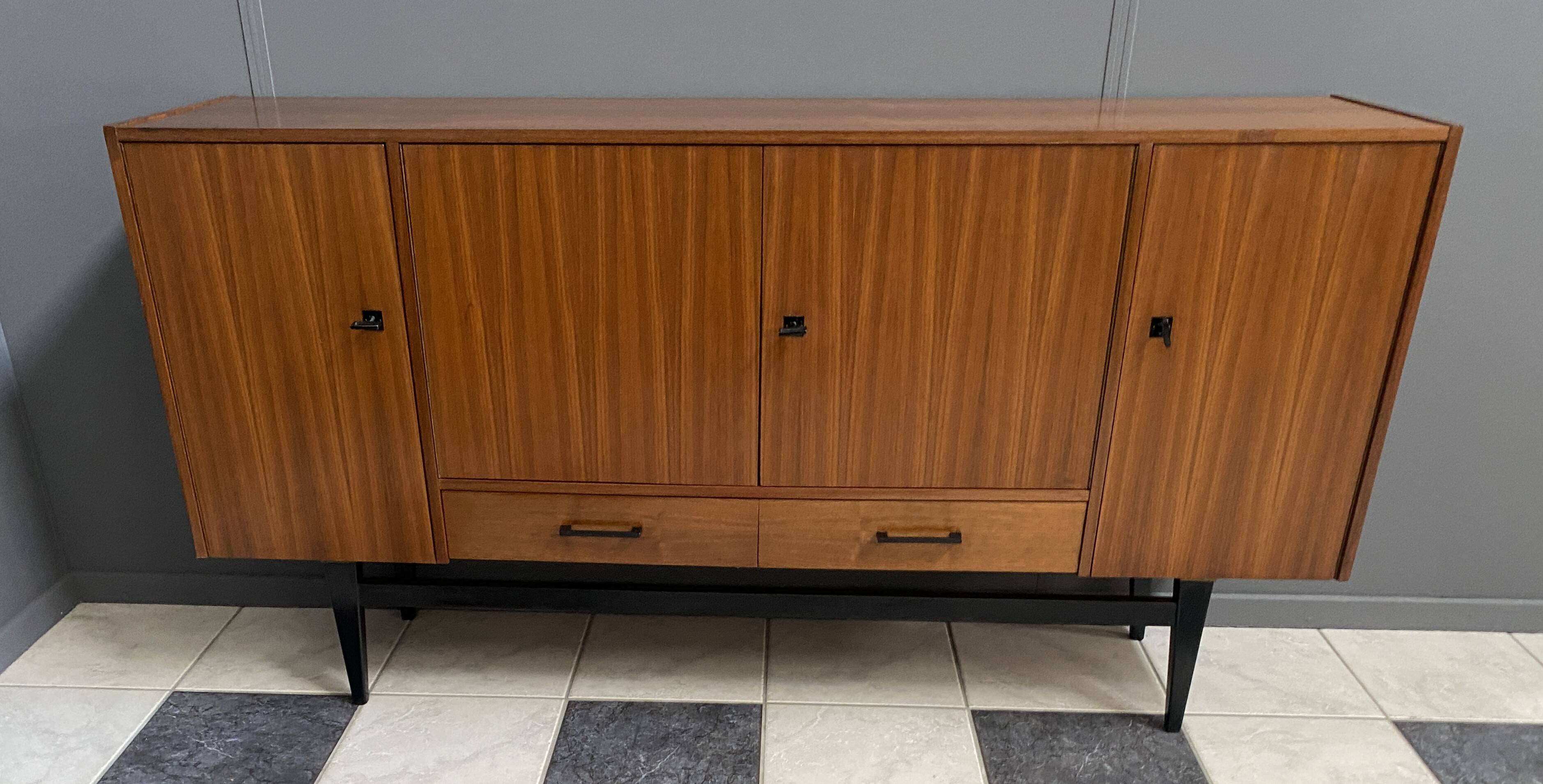 wood sideboard 1970s