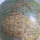 Vintage 1950 terrestrial globe glass Colomb political world map - 34
