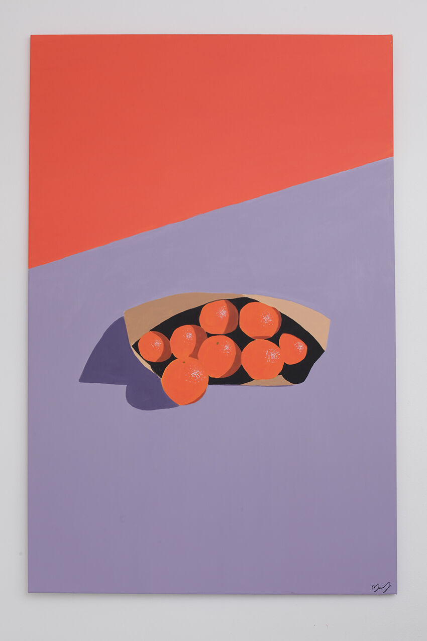 Contemporary painting on canvas - Oranges