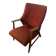 Red Houndstooth Armchair