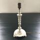 White patinated bronze lamp base
