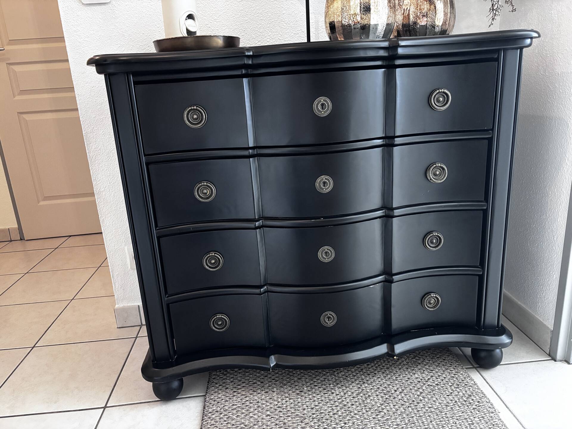 Dresser and its mirror