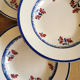 6 assiettes creuses Badonviller