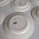 Badonviller art deco platter and 6 dessert plates