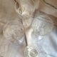 Set of 4 Art Deco crystal wine glasses