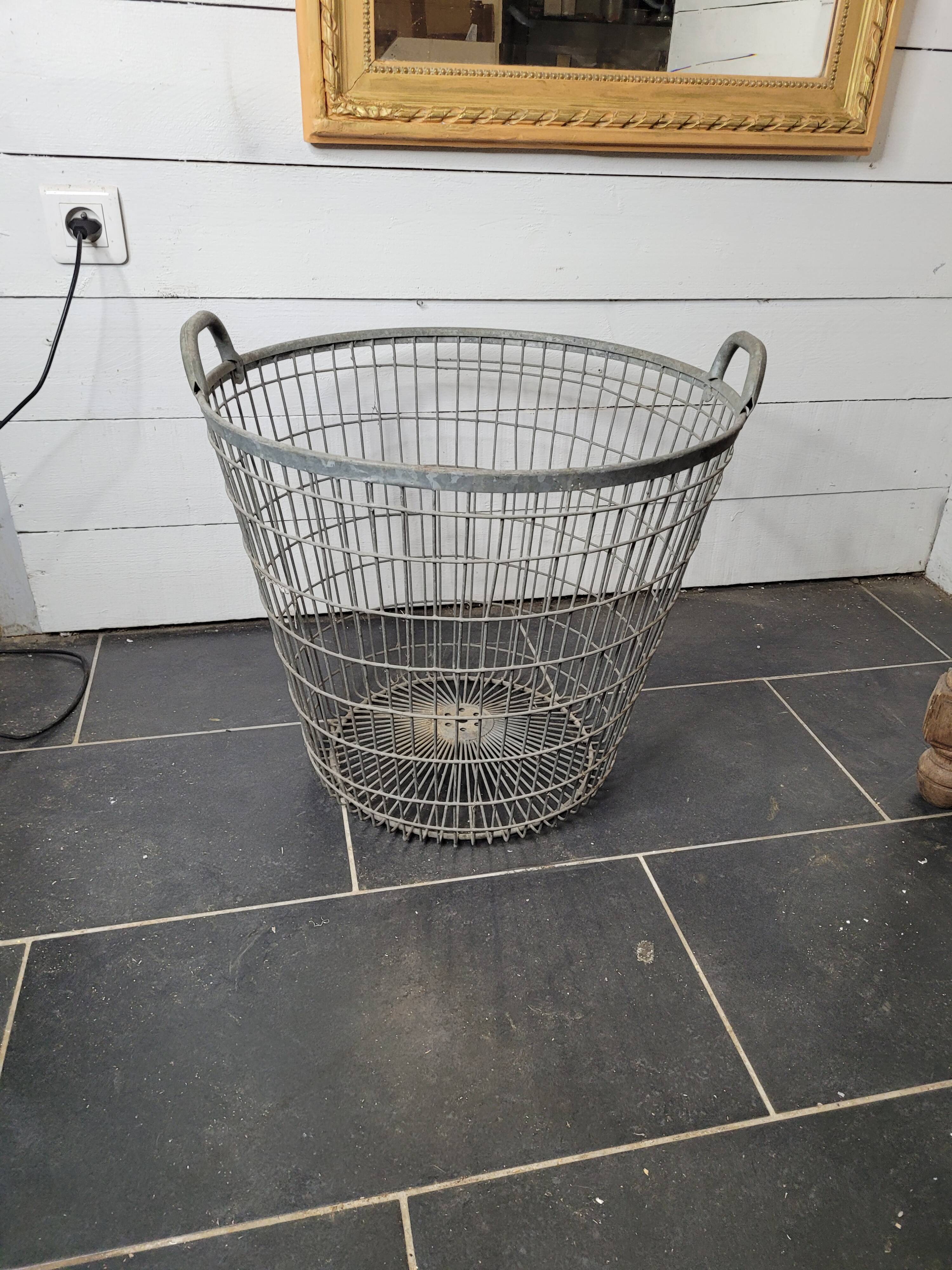 Iron potato basket
