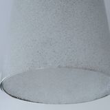 Large vintage glass pendant light, 60s