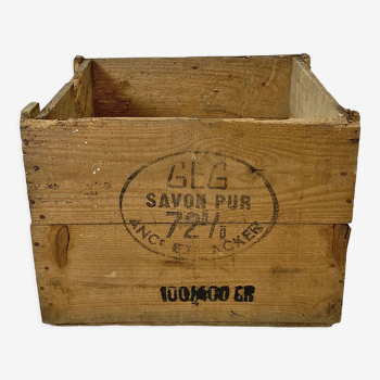 Wooden box "GEG Pure Soap"