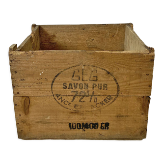 Wooden box "GEG Pure Soap"