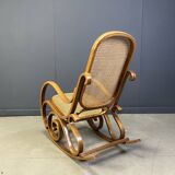 Vintage bentwood rocking chair, 1960s