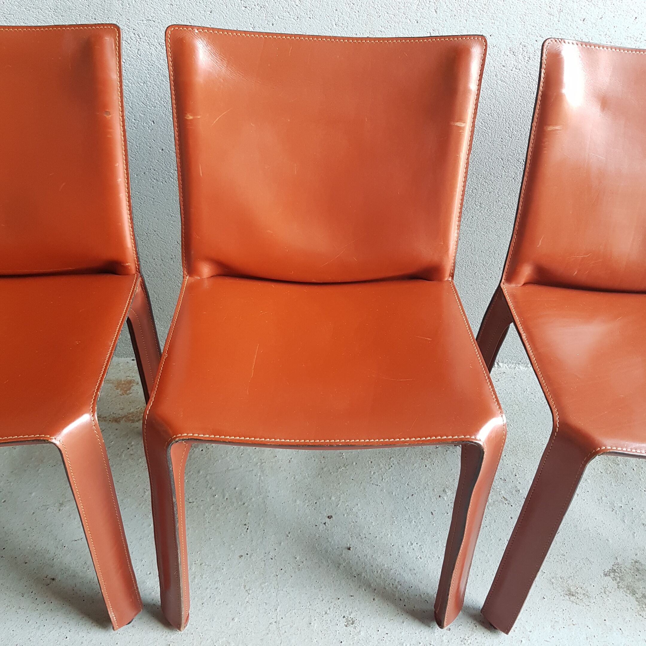 Cab 412 chairs by Mario Bellini for Cassina