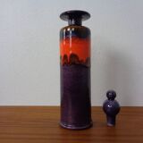 Large Pop Art Carafe with Stopper by Reneé Neue for Hutschenreuther, 1960s