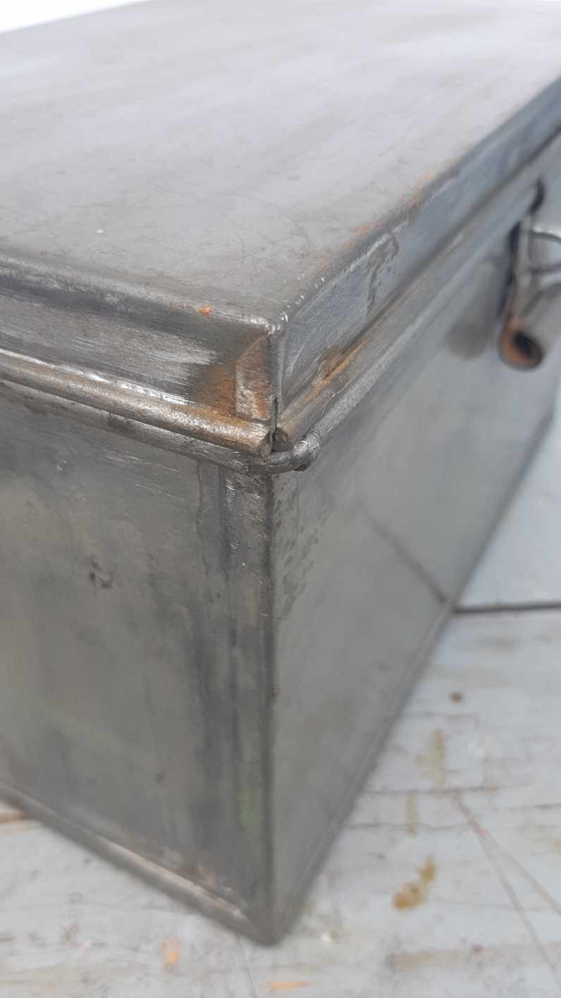 Vintage metal chest