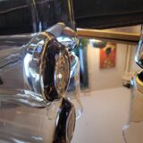 4 amber long drink glasses – 1970s