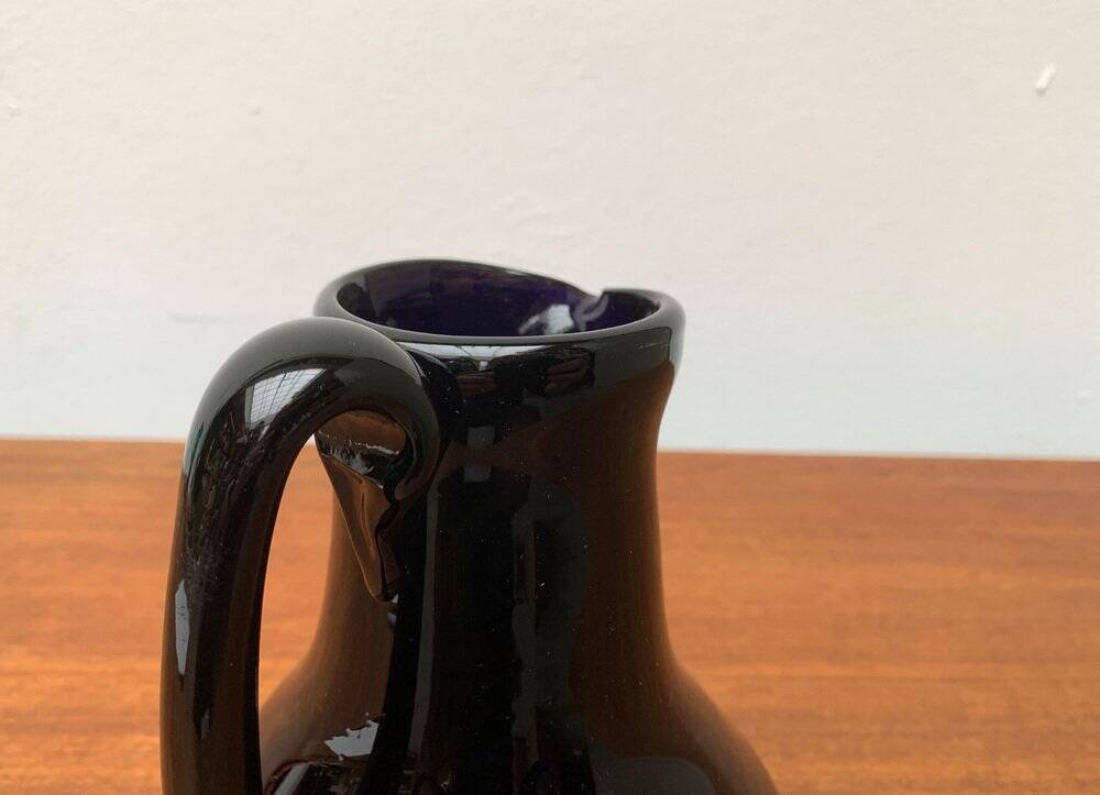 French Vintage Glass Carafe by Jean-Pierre Umbdenstock