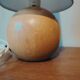 Lampe boule en bois