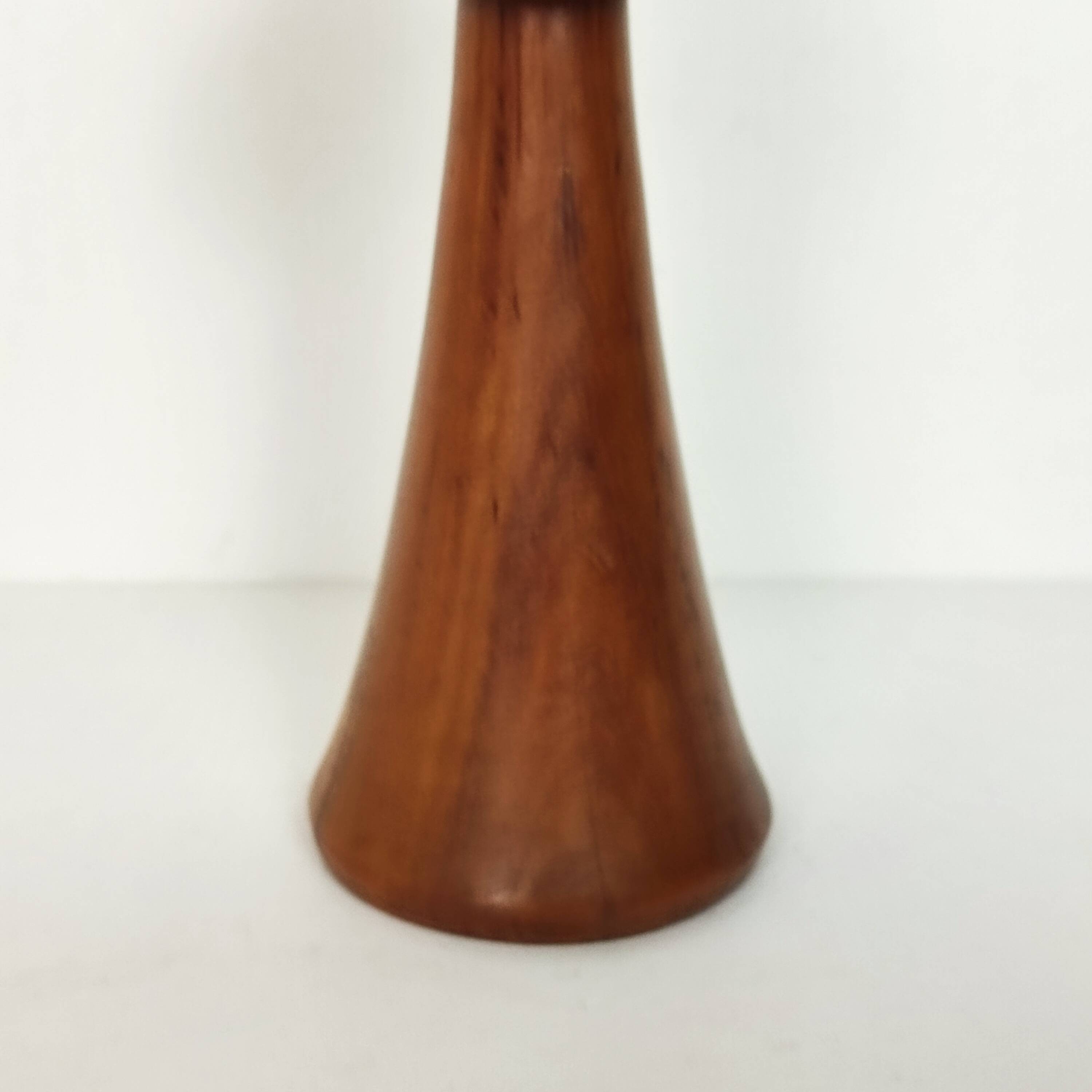 Wooden candle holder