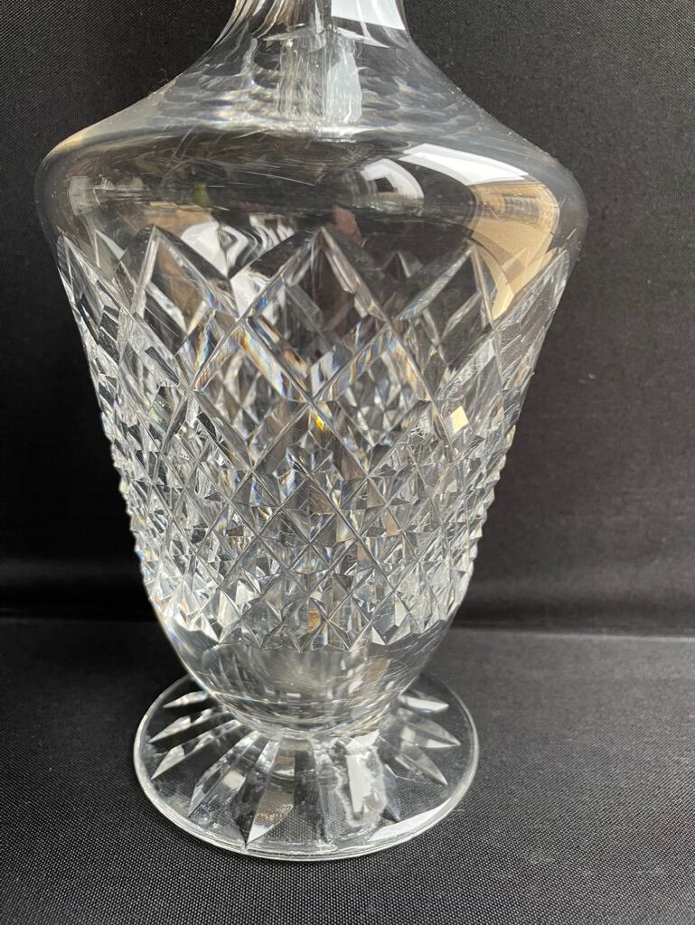 Carafe - Art Deco - Blown and cut crystal