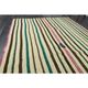 1970s Vintage Turkish Oushak Handmade Wool Cotton Beige Area Rug 137x221