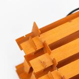 Danish vintage teak lamp from 1970s