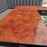 Table basse bar Paul Michel en loupe d'orme