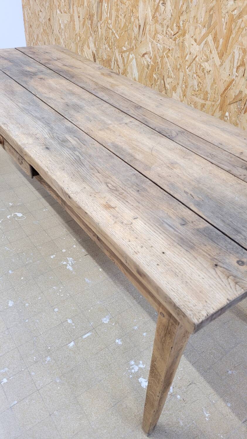 Oak farmhouse table
