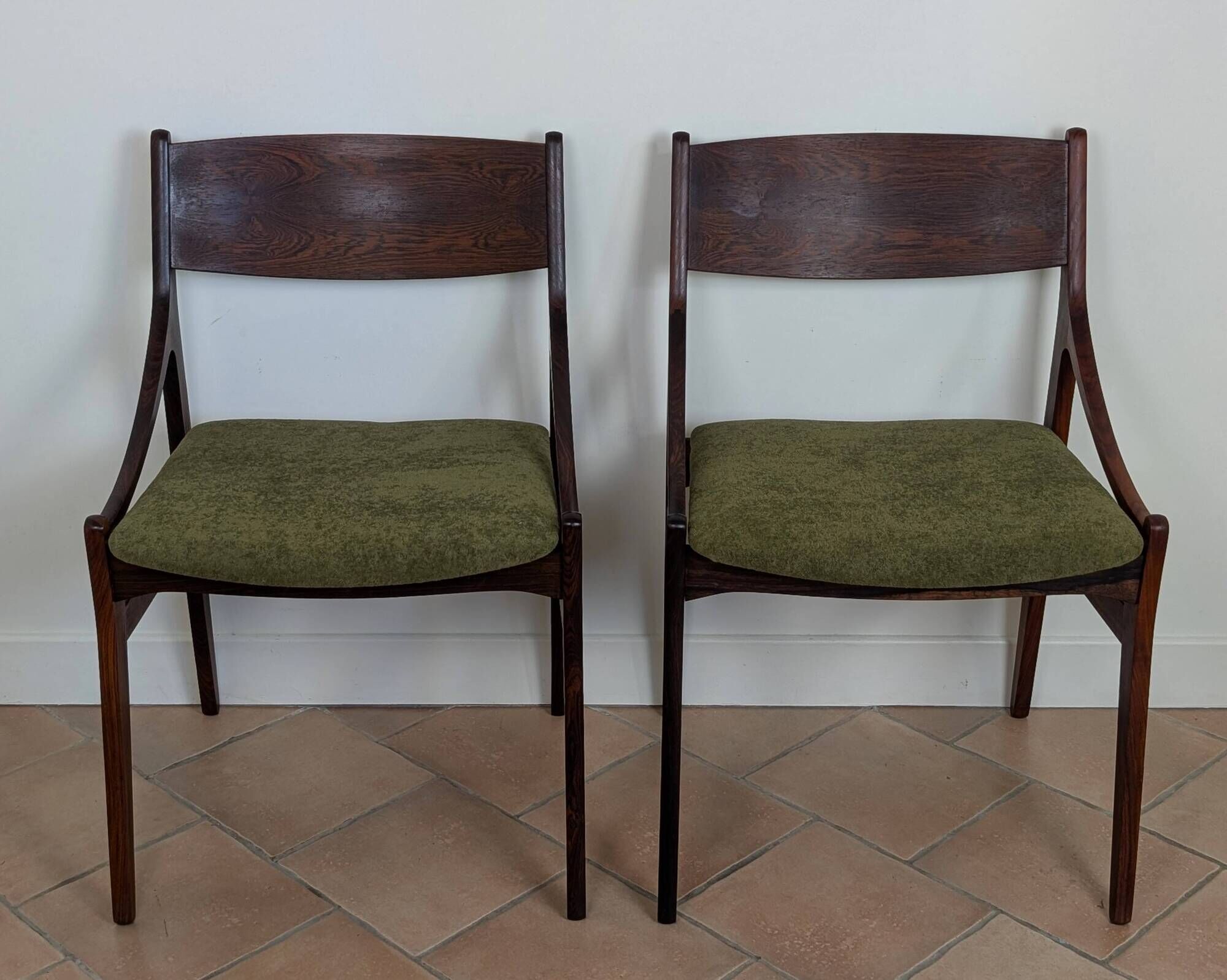 Paire de chaises danoise en palissandre