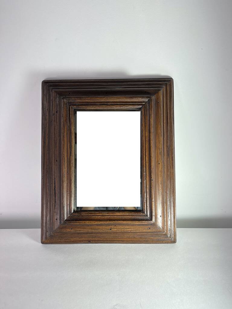 Protestant Huguenot mirror with hiding place France 17th century style