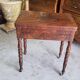 TABLE A JEUX EN ACAJOU ECRITOIRE BUREAU