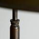 Bauhaus style table lamp in patinated brass from the 1930s.