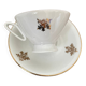 Bavarian porcelain coffee cup and saucer