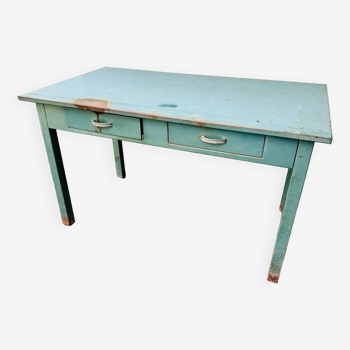 Bureau industrielle table vintage