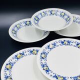 Set of 9 vintage Cadiz plates – Villeroy & Boch – 1960s–1970s