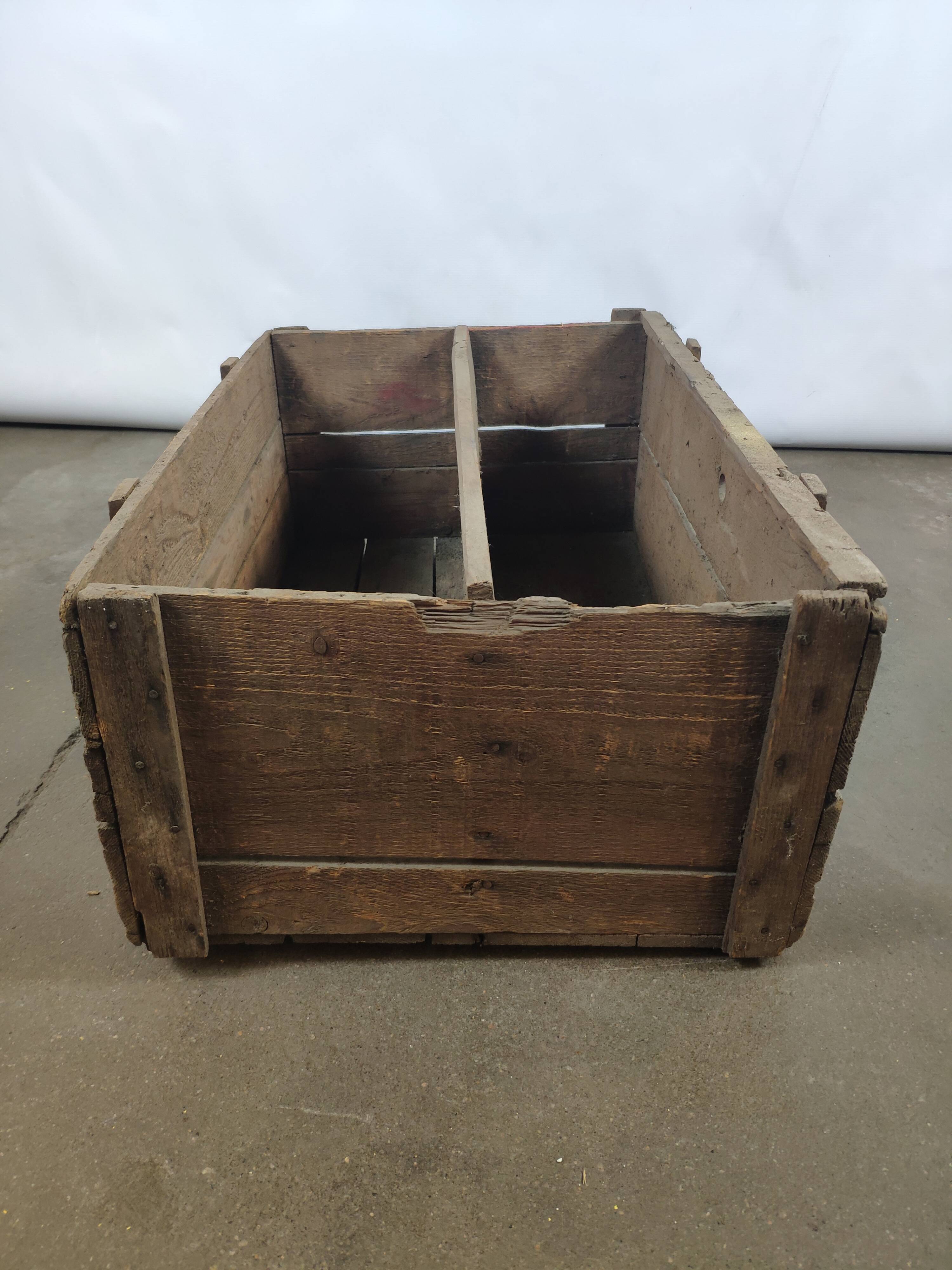 Caisse de transport en bois