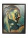 Oil on cardboard – stylized Art Deco study after the Adam of the Sistine Chapel – 60 x 80 cm